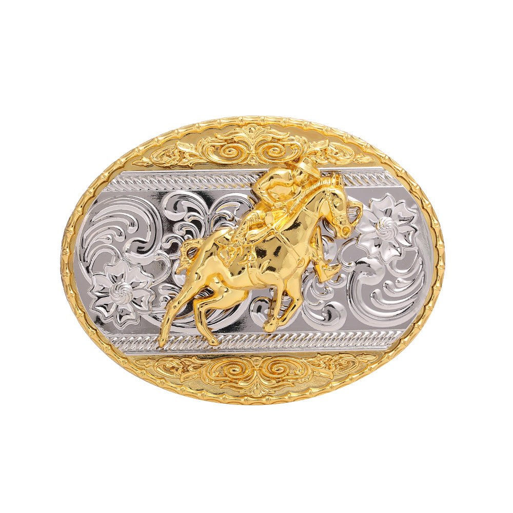 American West Cowboys Belt Buckle