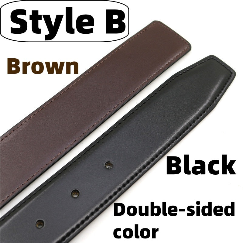 Classic design men's genuine leather belt, with gift box 3-7 days delivery