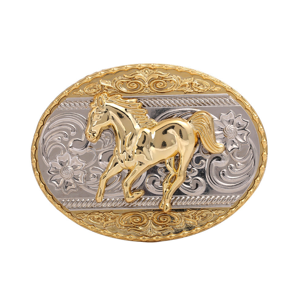 American West Cowboys Belt Buckle