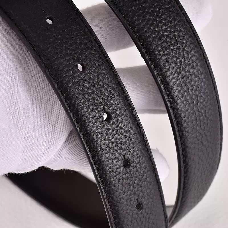 Classic design men's genuine leather belt, with gift box 3-7 days delivery