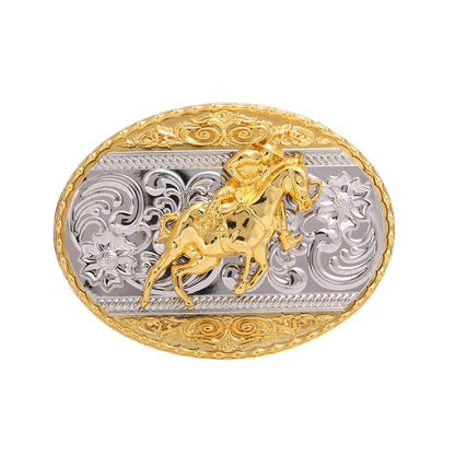 American West Cowboys Belt Buckle