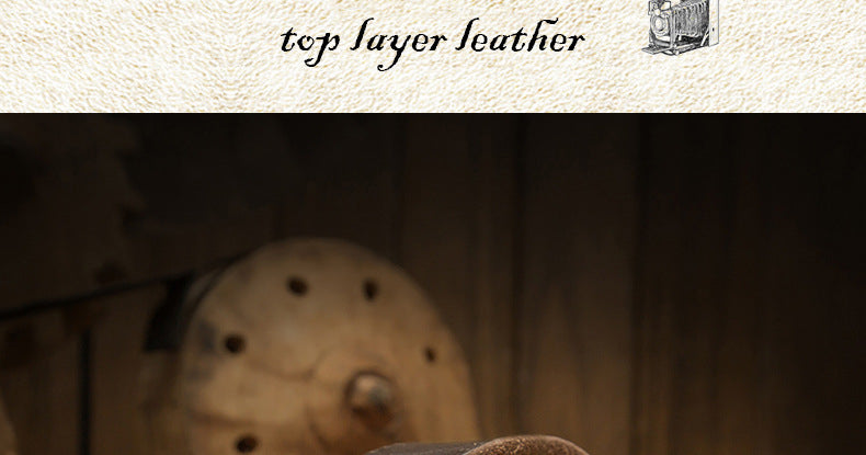 Handmade Belt Men's Pin Buckle Top Layer Cowhide Belt