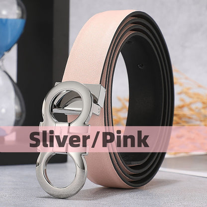 F Women's genuine leather belt