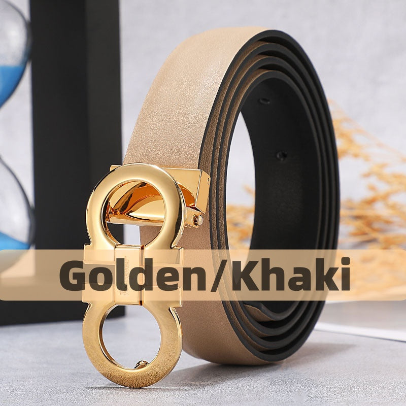 F Women's genuine leather belt