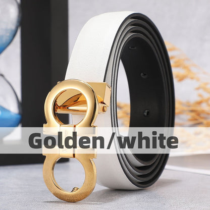 F Women's genuine leather belt