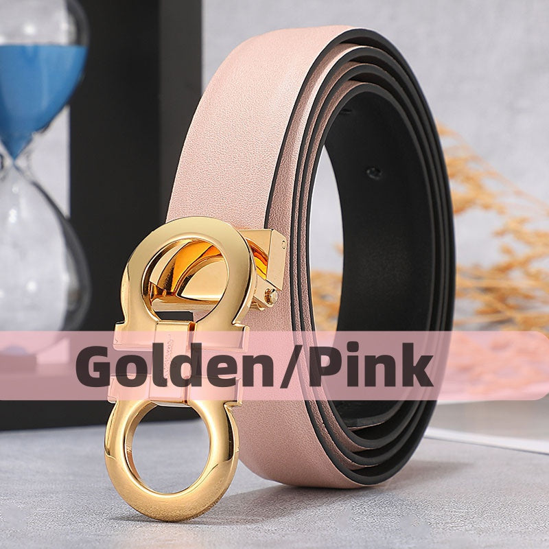 F Women's genuine leather belt