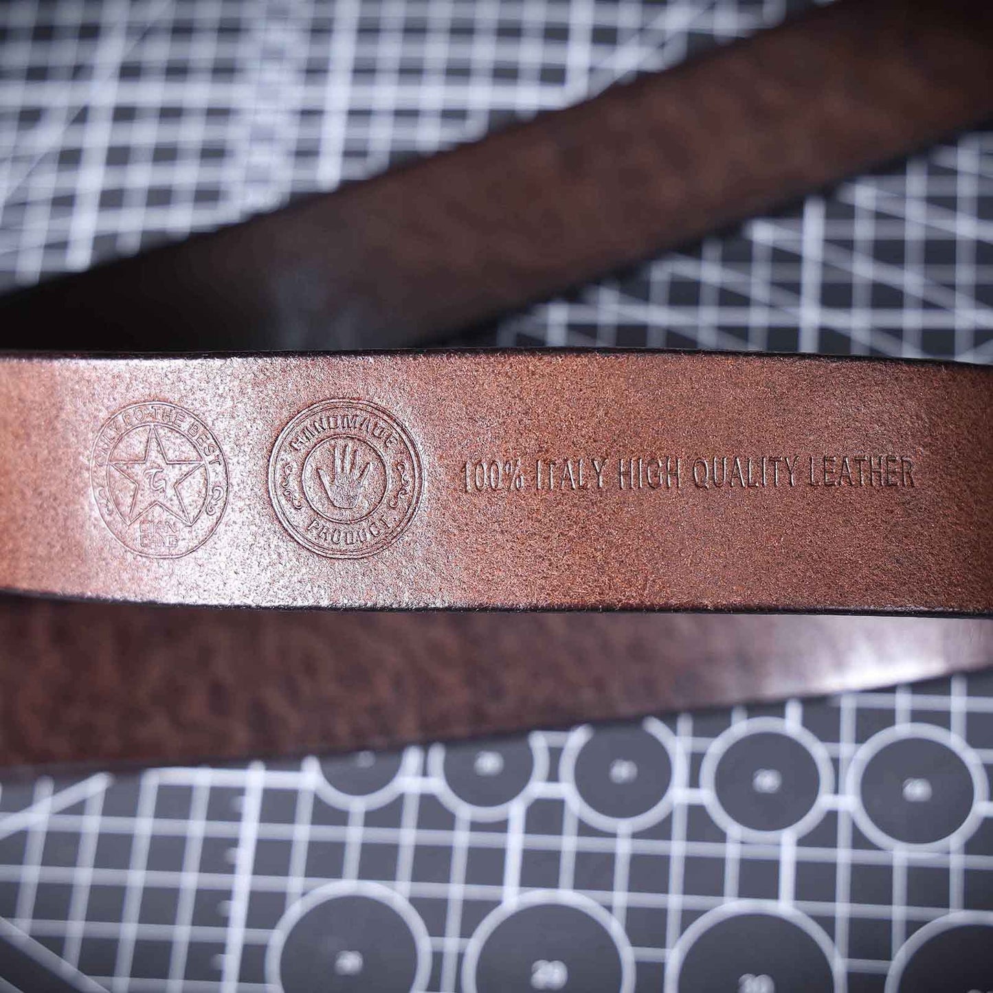 American Retro Thickened Top Layer Cowhide Belt for Men with Pure Copper Buckle, Pin Buckle, Handmade Italian Genuine Leather Belt